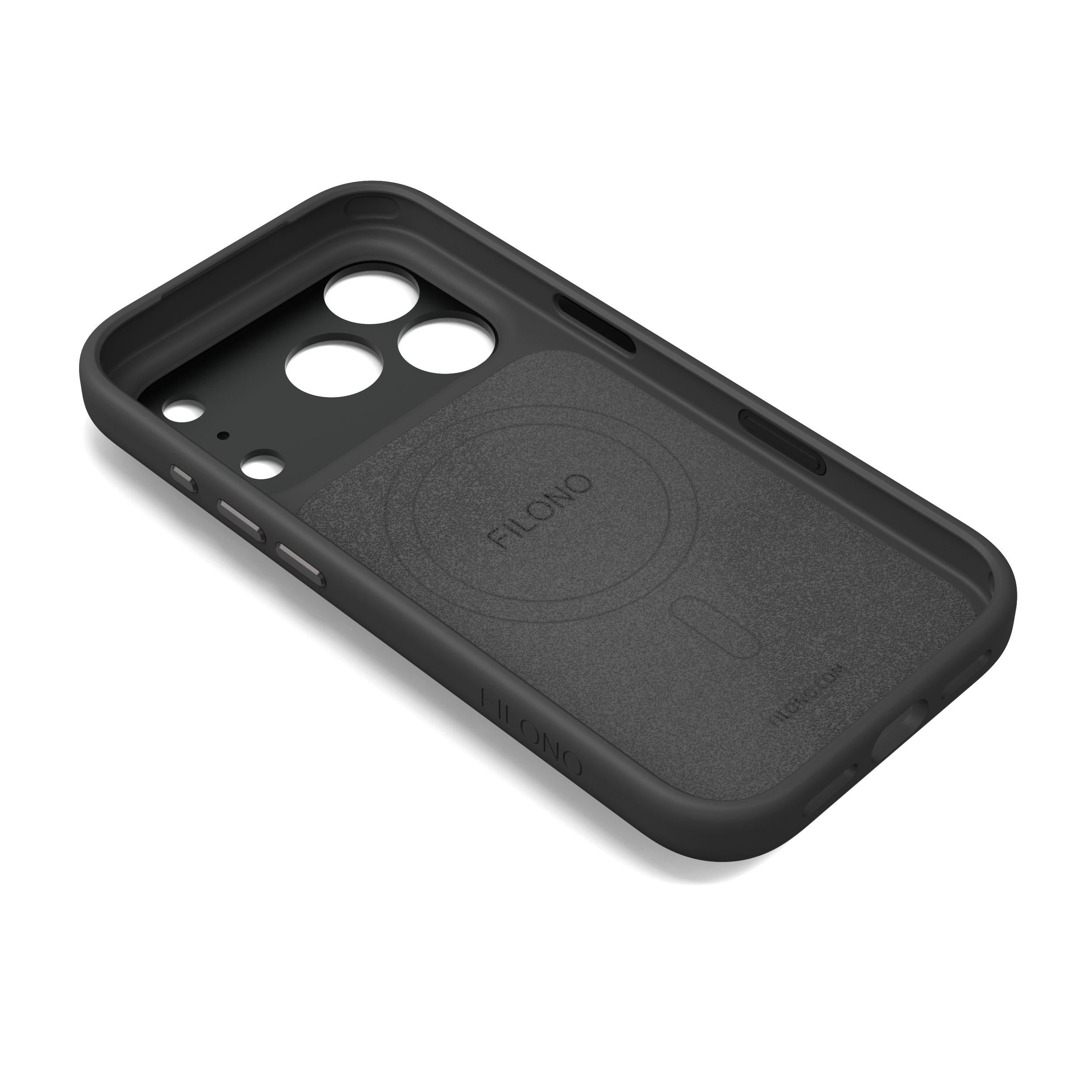 Innenseite der Aramid Hülle für iPhone 18 Pro Max mit weicher Mikrofaser und Camera Guard